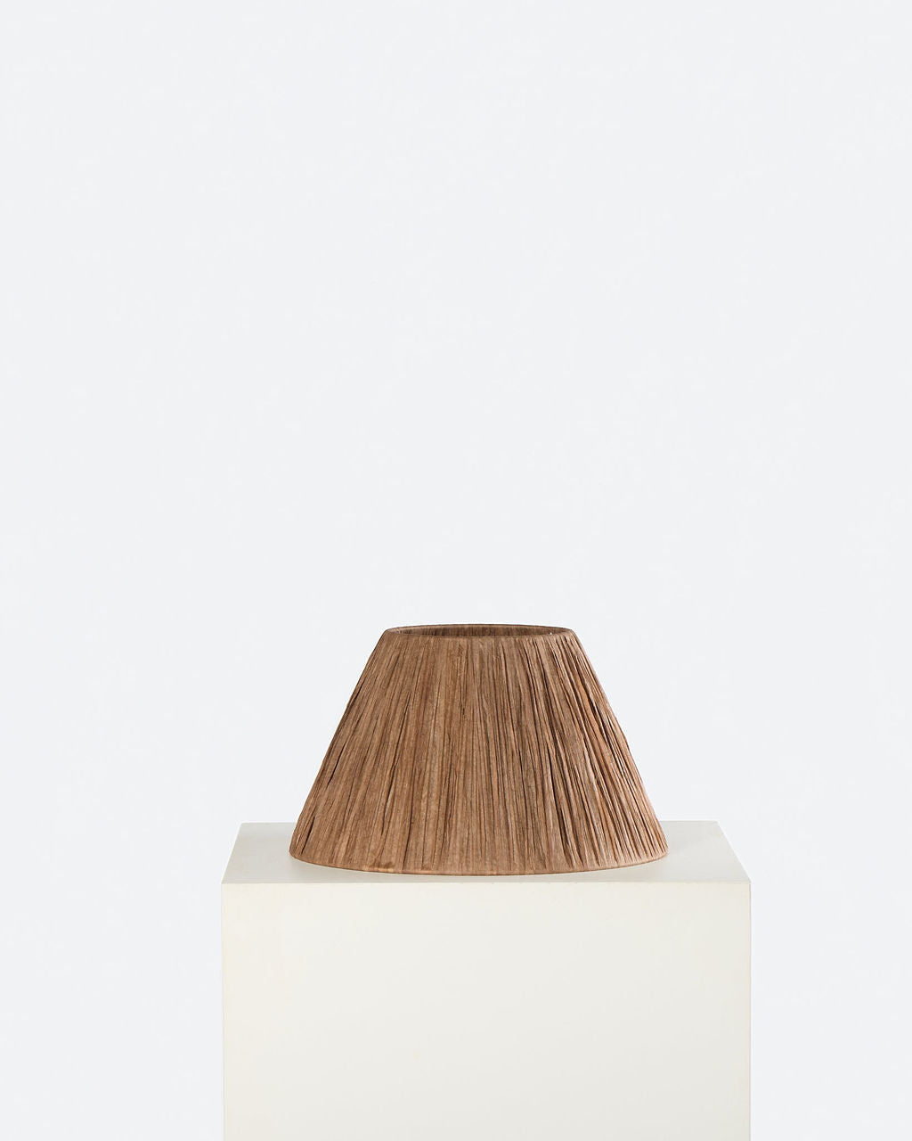 30cm cone lampshade in raffia