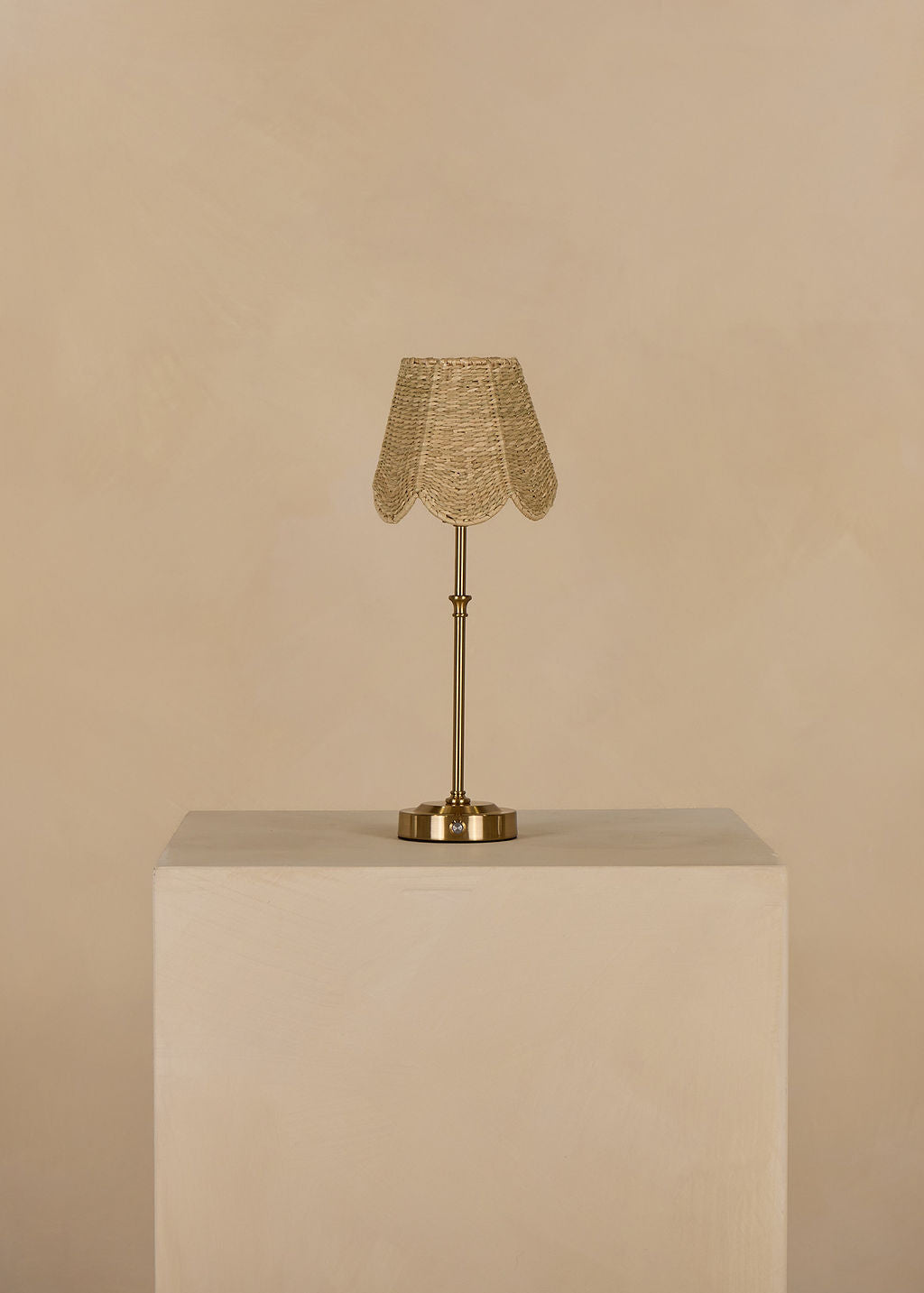 Bemboka Rechargeable Table Lamp in Brass (Shade Not Included)