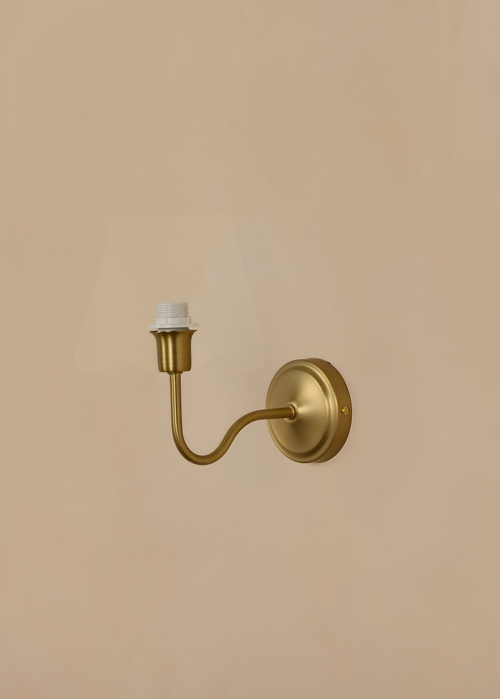 Brolga Wall Light In Brass (shade sold separately)