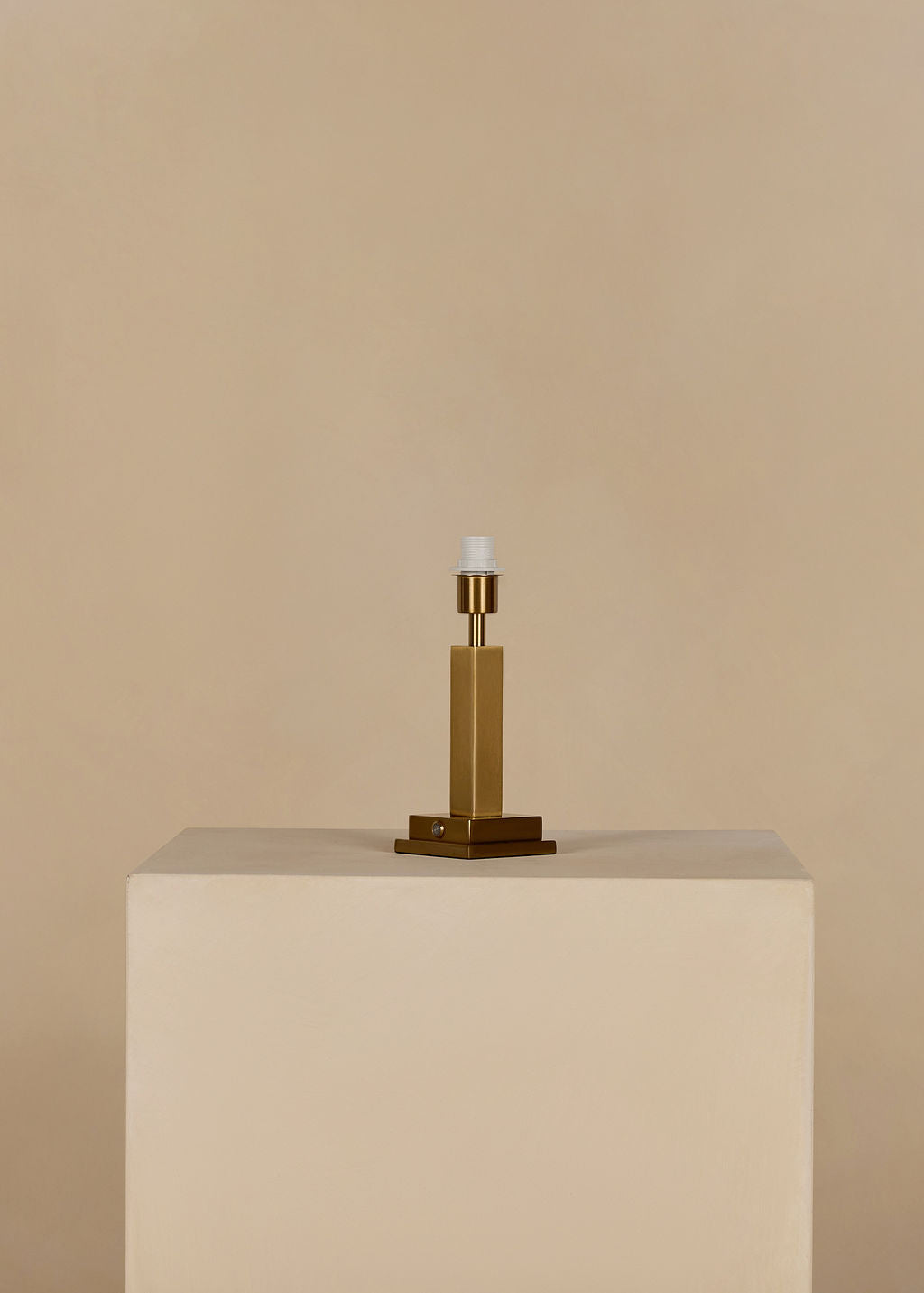 Gundhu Rechargeable Table Lamp in Brass (shade not included)
