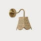 16cm scalloped empire pendant in seagrass