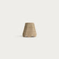 16cm scalloped tall tapered pendant in seagrass