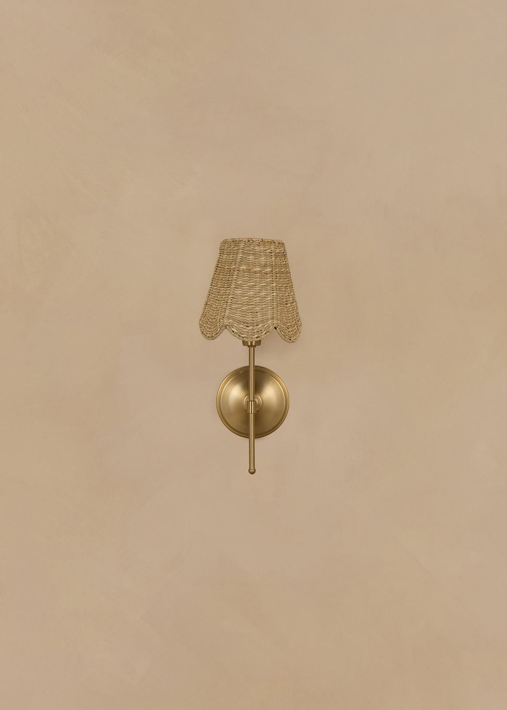 Garawan Wall Fitting In Brass (shade sold separately)