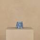 16cm straight empire gathered lampshade in ikat linen