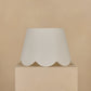 45cm scallop straight empire lampshade in cotton