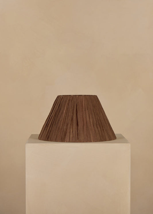 40cm cone lampshade in raffia