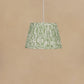 35cm straight empire gathered lampshade in ikat linen