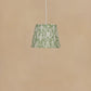 25cm straight empire gathered lampshade in ikat linen