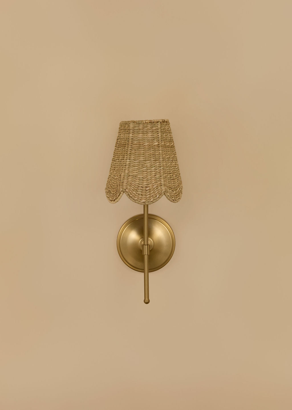 Garawan Wall Fitting In Brass (shade sold separately)