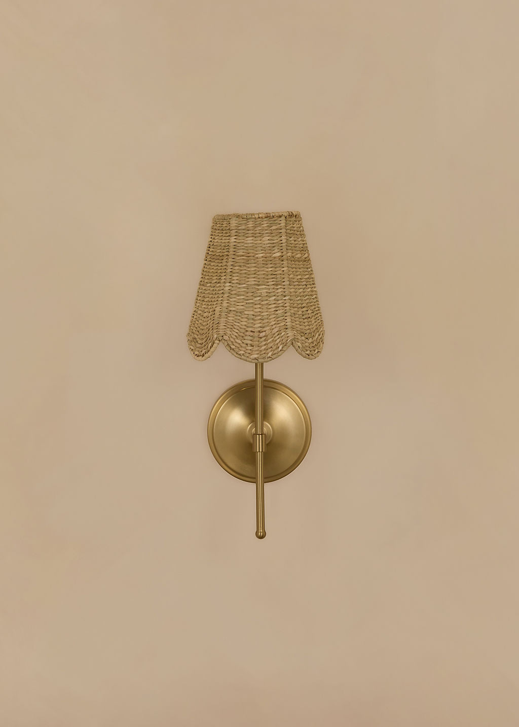 Garawan Wall Fitting In Brass (shade sold separately)