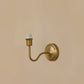 Brolga Wall Light In Brass (shade sold separately)