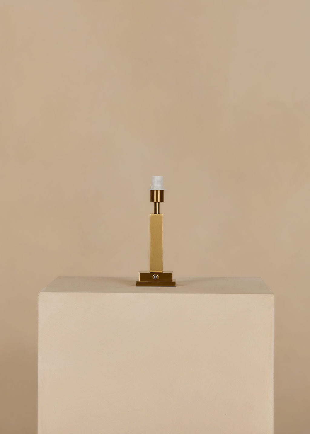 Gundhu Rechargeable Table Lamp in Brass (shade not included)