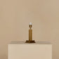 Gundhu Rechargeable Table Lamp in Brass (shade not included)