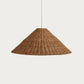55cm cone pendant in rattan