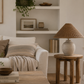 55cm cone lampshade in rattan