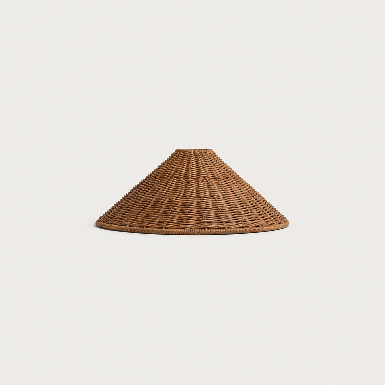 35cm cone lampshade in rattan