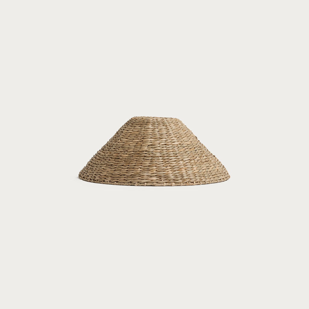 35cm cone lampshade in seagrass