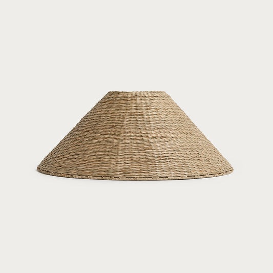 55cm cone lampshade in seagrass