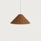 35cm cone pendant in rattan