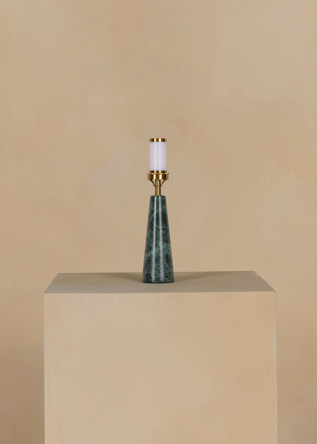 Murul Rechargeable Table Lamp in Green Marble