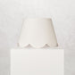 45cm scallop straight empire lampshade in cotton
