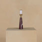 Murul Rechargeable Table Lamp in Red Marble