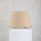 45cm scalloped straight empire shade in jute