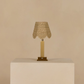 Gundhu Rechargeable Table Lamp in Brass (shade not included)